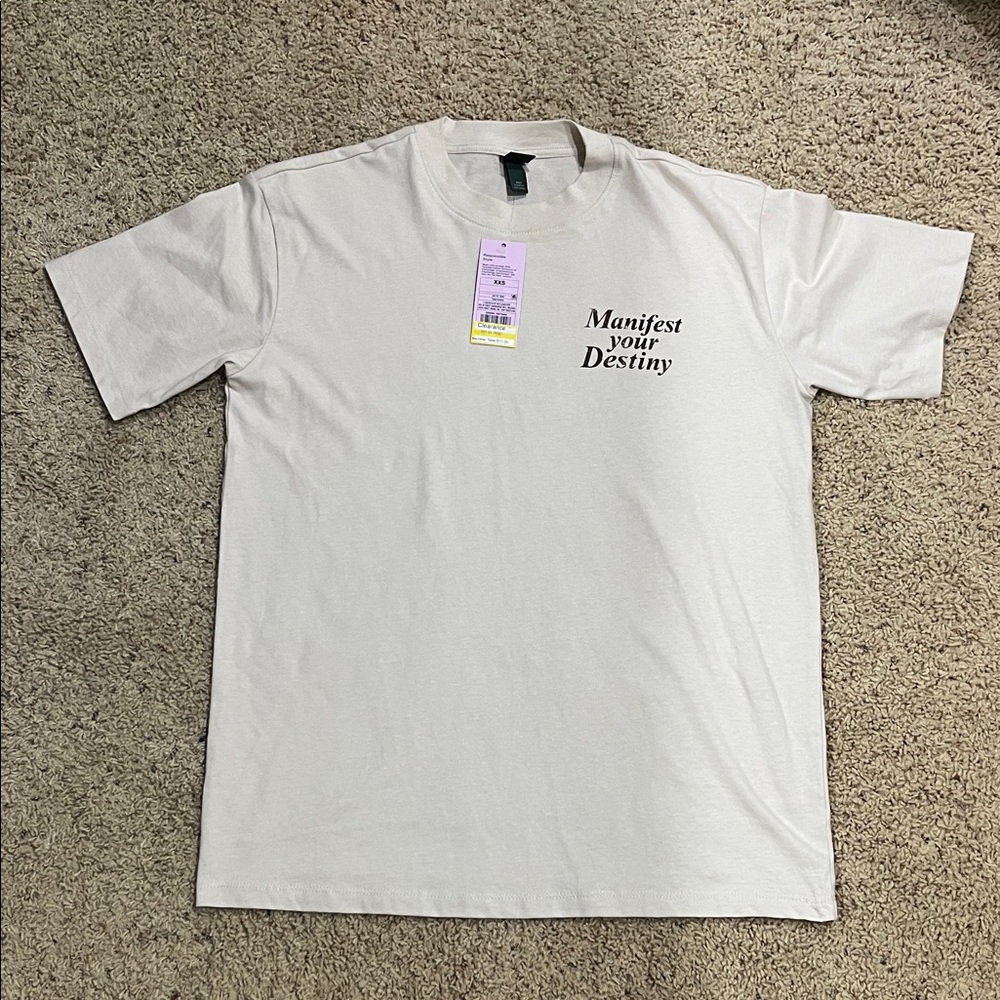 Wild Fable Cream 'Manifest Your Destiny' Tee